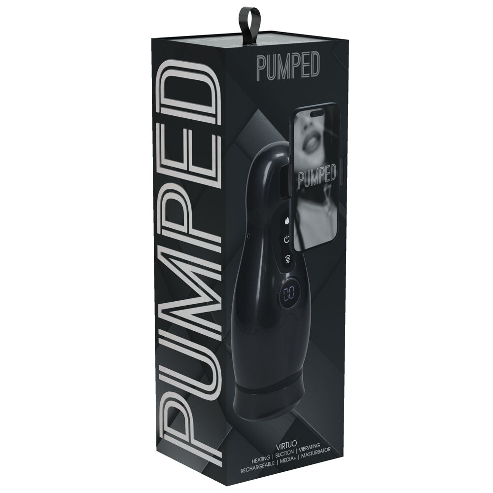 PUMPED Virtuo - Rechargeable Sucking And Vibrating Auto Masturbator