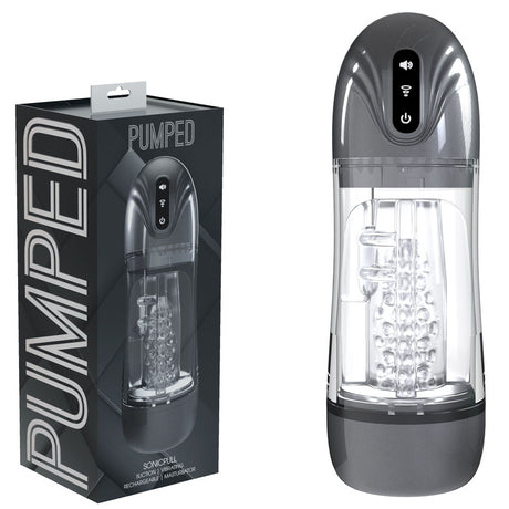 PUMPED SonicPull - Sucking And Vibrating Auto Masturbator