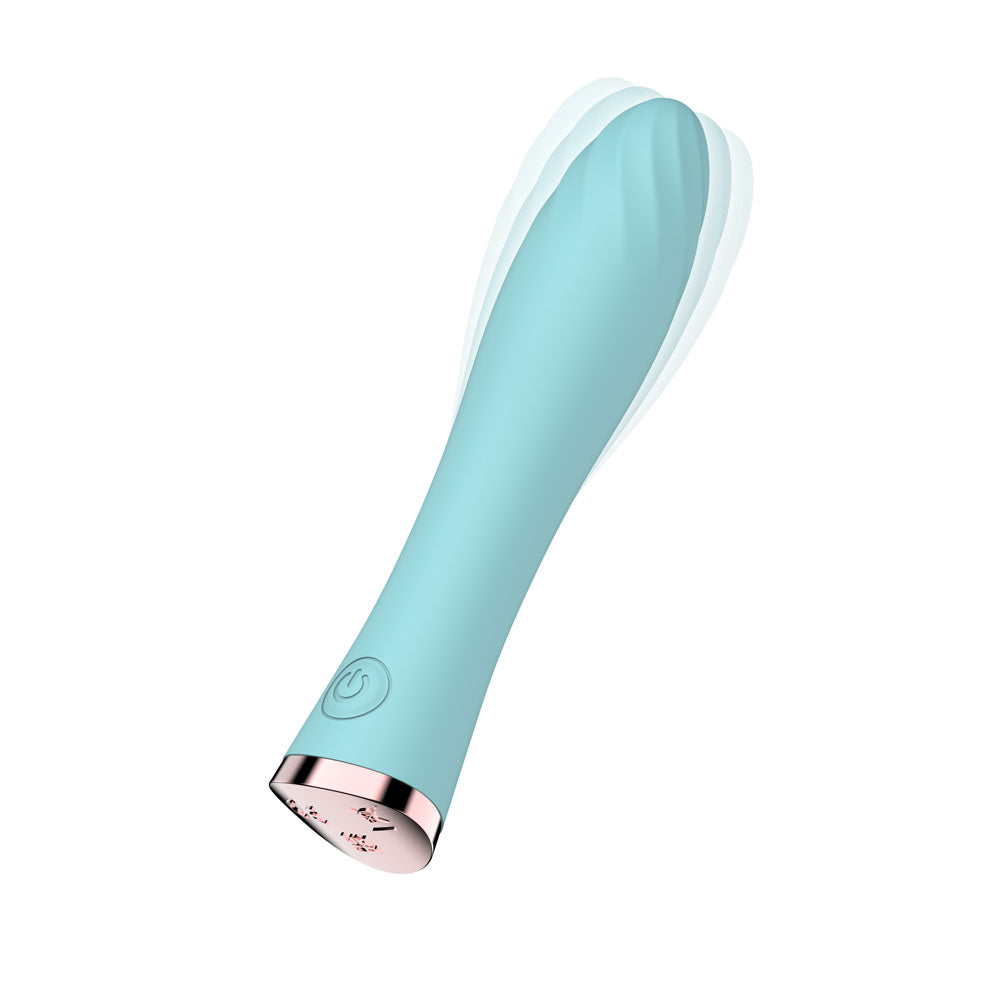 Passion Play Ultra Power Silicone Vibrating Bullet USB Rechargeable Blue