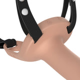 Passion Play Vibrating Hollow Strap On With Wireless Remote