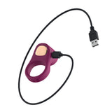 Silicone Vibrating Cock Ring USB Rechargeable