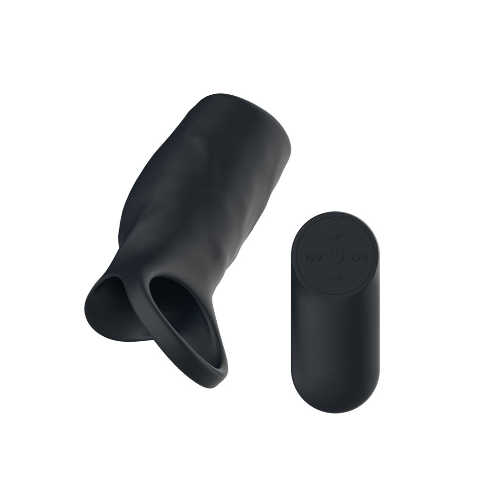 Passion Play Vibrating Cock Ring Sleeve With Wireless Remote