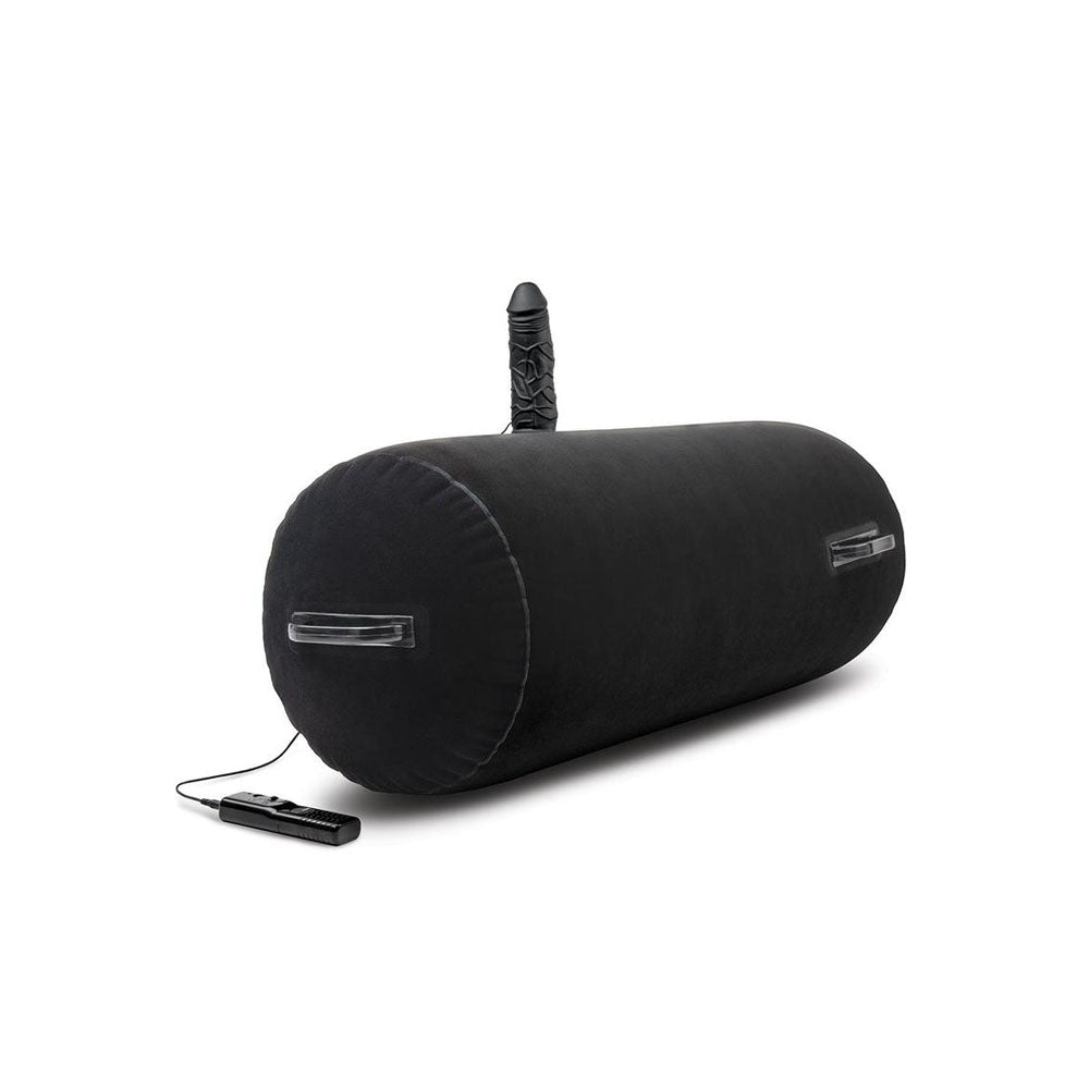 Whipsmart Inflatable Bangin Bolster - Black Inflatable Cushion with 6'' Vibrating Dong - Naughty by Nature Adult Store