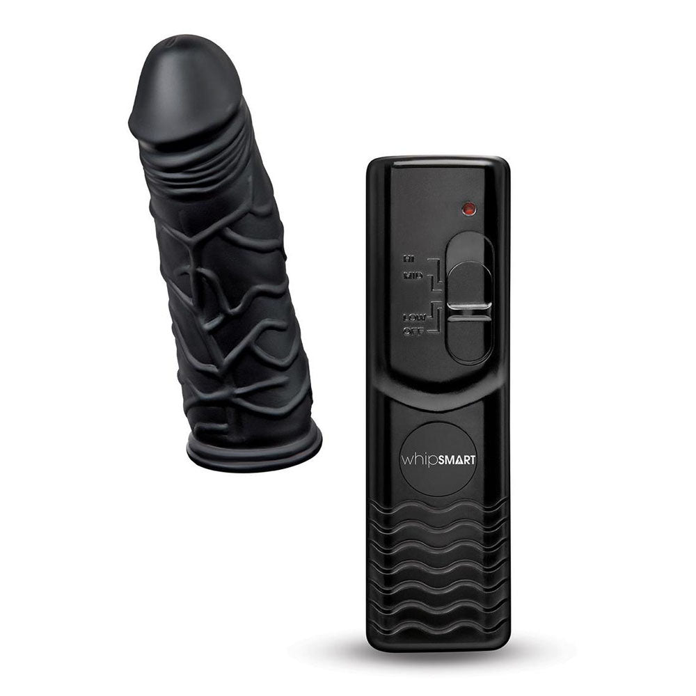 Whipsmart Inflatable Bangin Bolster - Black Inflatable Cushion with 6'' Vibrating Dong - Naughty by Nature Adult Store