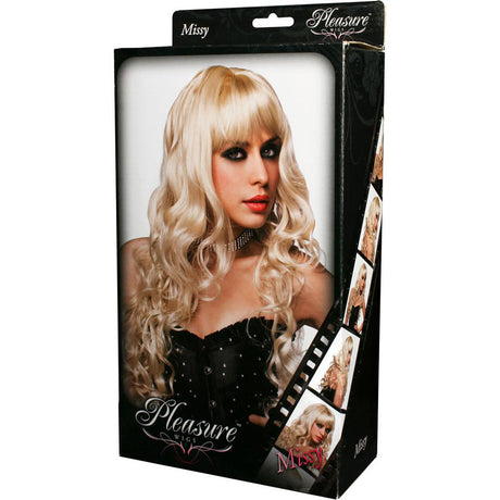 PLEASURE WIGS Missy - Platinum Blonde - Blonde Wig - Naughty by Nature Adult Store