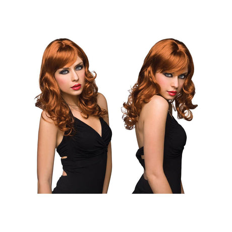 PLEASURE WIGS Aubrey - Red - Redhead Wig - Naughty by Nature Adult Store