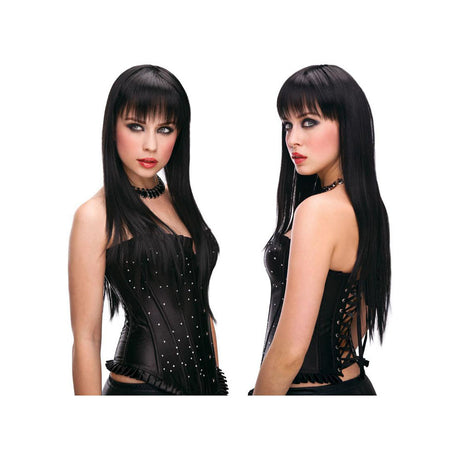 PLEASURE WIGS Amber - Black - Black Wig - Naughty by Nature Adult Store