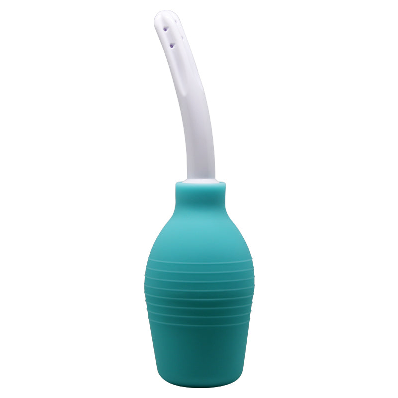 MR PLAY Anal Douche - Aqua/White - 310 ml Capacity