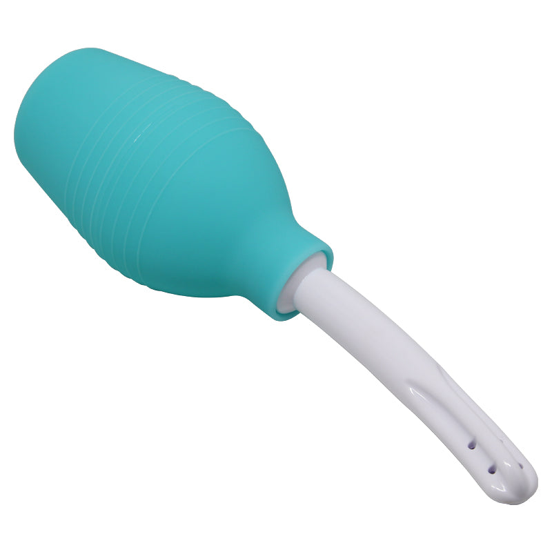MR PLAY Anal Douche - Aqua/White - 310 ml Capacity
