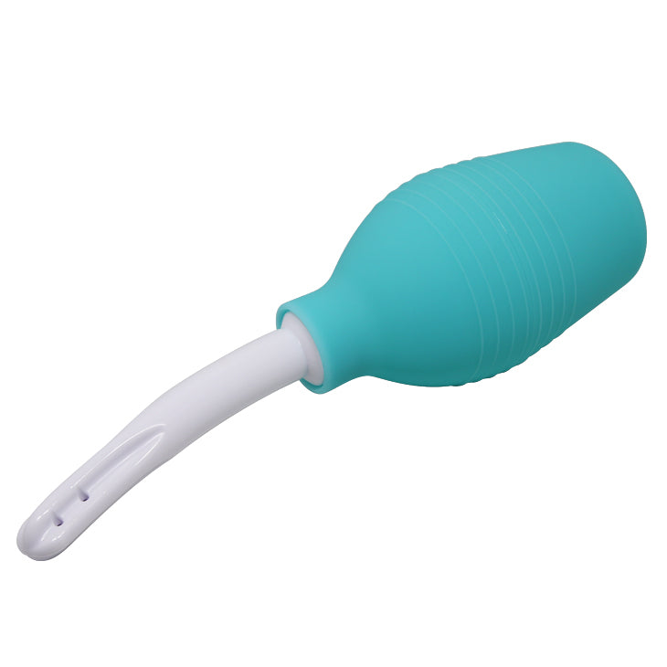 MR PLAY Anal Douche - Aqua/White - 310 ml Capacity