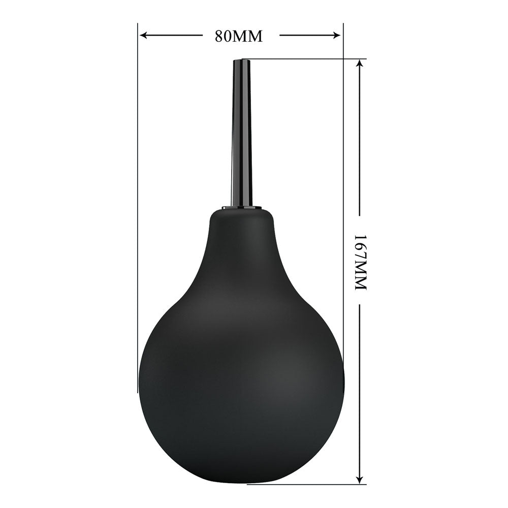 MR PLAY Anal Douche - Black 224 ml Capacity