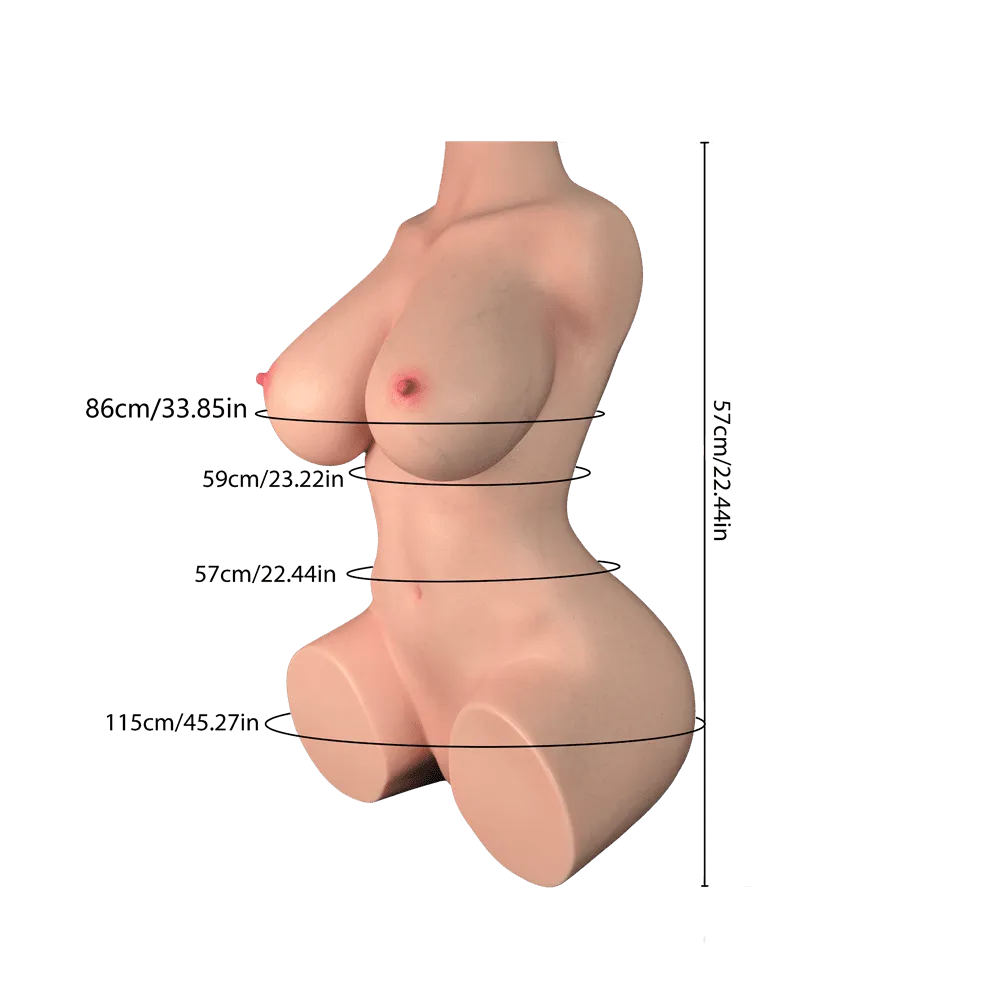 Quinn Big Boobs Silicone Sex Doll Torso