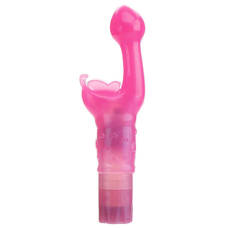 Adam & Eve Butterfly Kiss - Pink 18 cm Vibrator - Naughty by Nature Adult Store