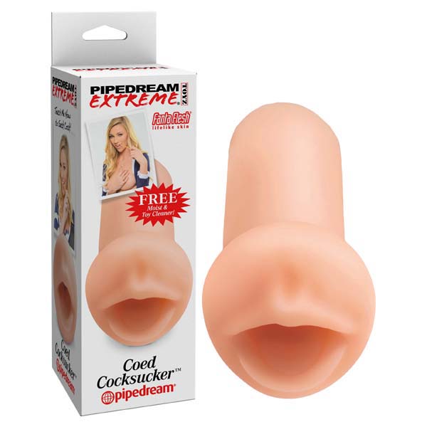 Pipedream Extreme Toyz Coed Cocksucker - Flesh Mouth Stroker - Naughty by Nature Adult Store