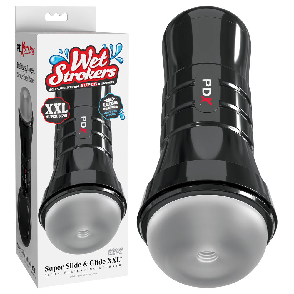 PDX Wet Pussies - Super Slide & Glide XXL - Clear Stroker - Naughty by Nature Adult Store