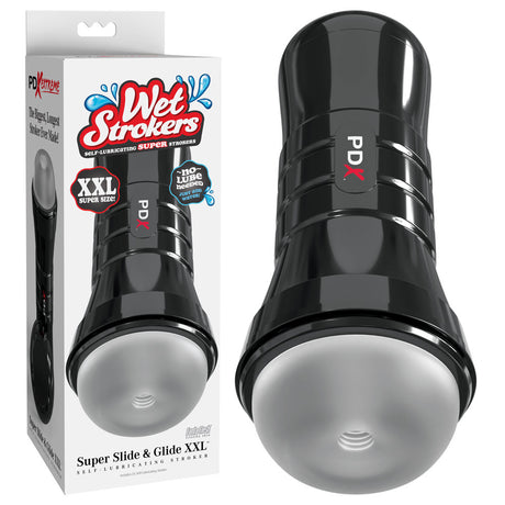 PDX Wet Pussies - Super Slide & Glide XXL - Clear Stroker - Naughty by Nature Adult Store
