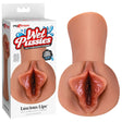 PDX Extreme Wet Pussies - Luscious Lips - Tan - Tan Self-Lubricating Vagina Stroker - Naughty by Nature Adult Store