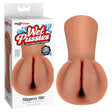 PDX Extreme Wet Pussies - Slippery Slit - Tan - Tan Self-Lubricating Vagina Stroker - Naughty by Nature Adult Store