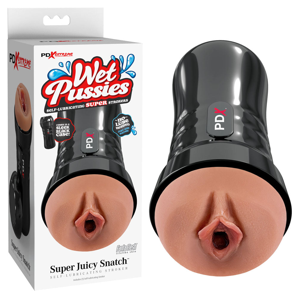 PDX Extreme Wet Pussies - Super Juicy Snatch - Brown Vagina Stroker - Naughty by Nature Adult Store