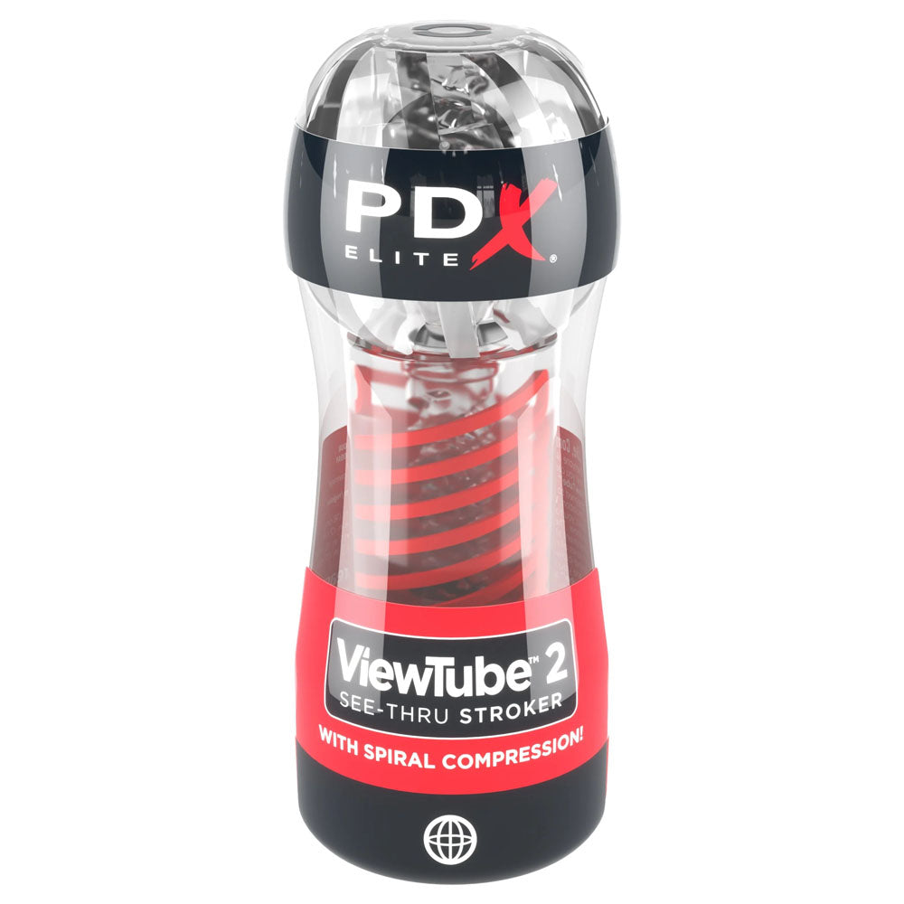 PDX Elite Viewtube 2 - Clear Stroker - Naughty by Nature Adult Store