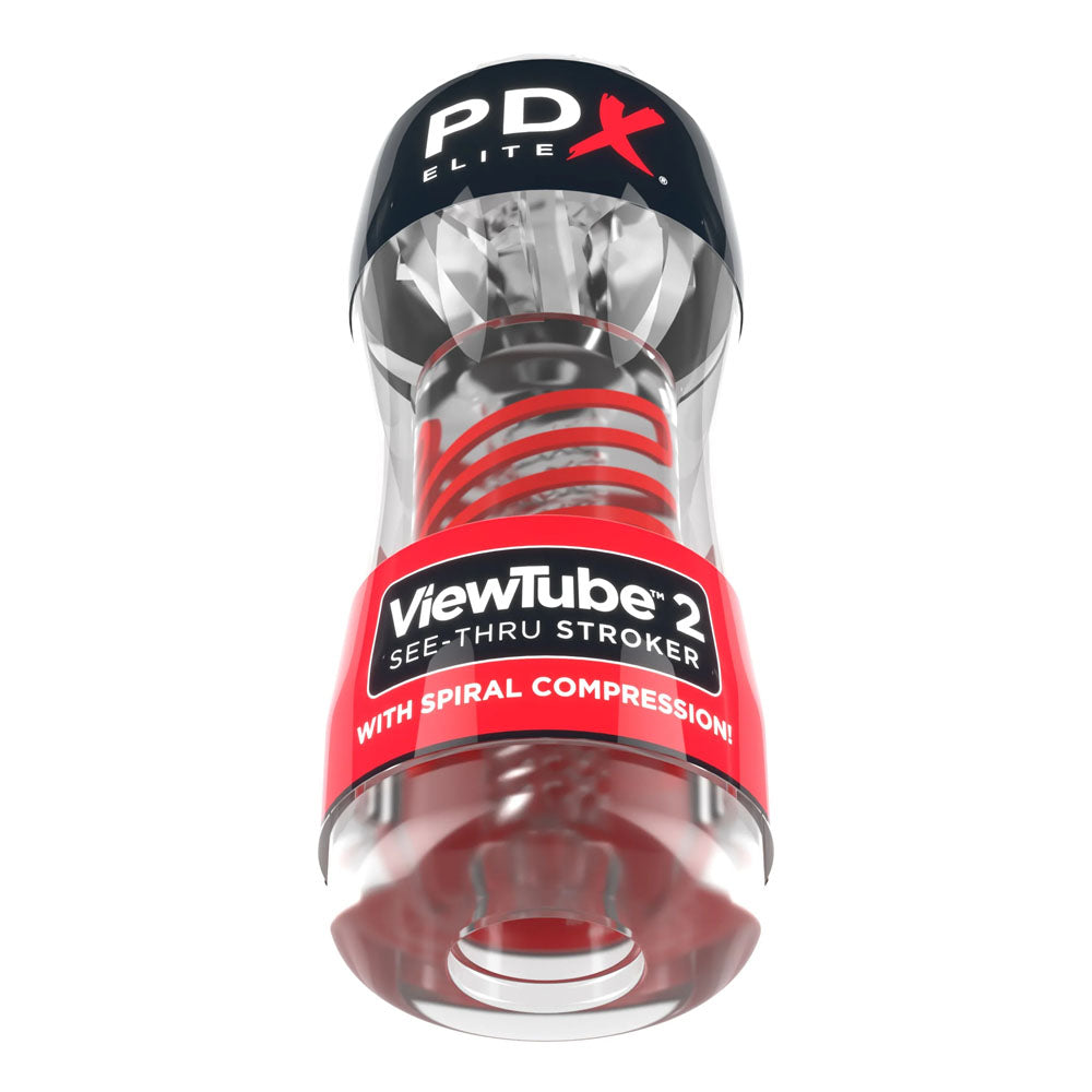 PDX Elite Viewtube 2 - Clear Stroker - Naughty by Nature Adult Store