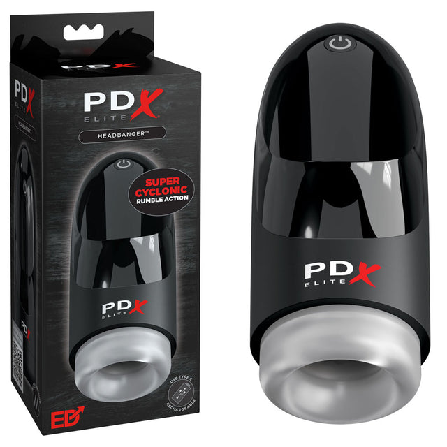 PDX Elite Hydrogasm - USB Rechargeable Rumbling Masturbator - Naughty by Nature Adult Store
