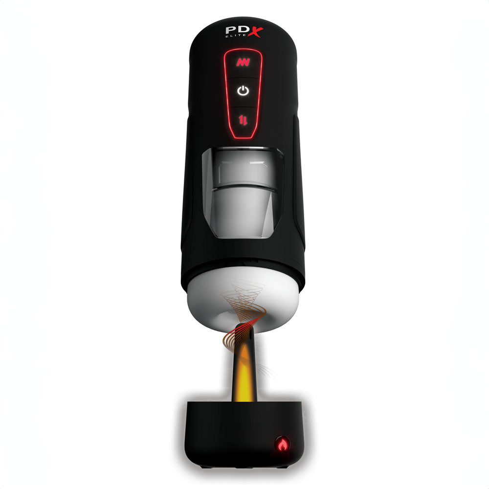 PDX Elite Milk Me Hotter - Thrusting Heating & Vibrating Auto Stroker - Naughty by Nature Adult Store
