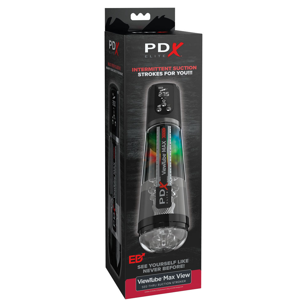 PDX Elite ViewTube MAX View - Suction Auto Stroker - Naughty by Nature Adult Store