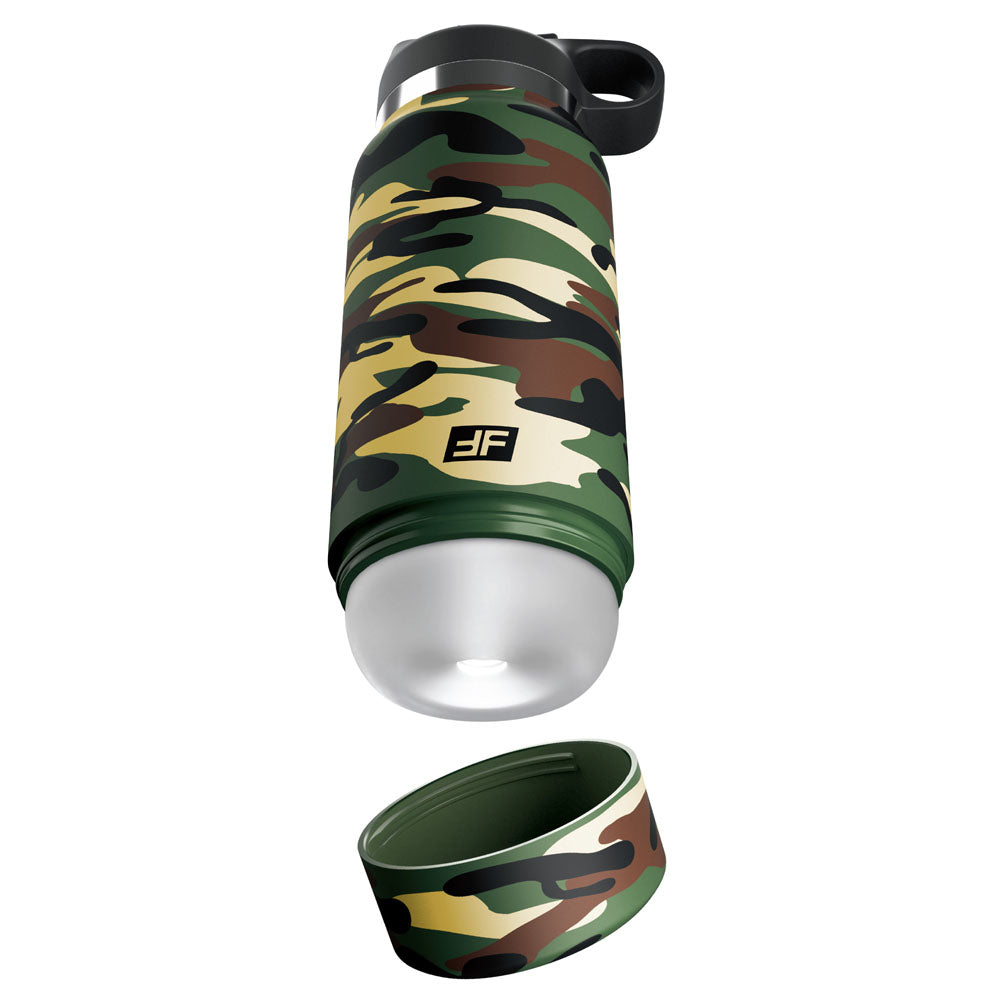 PDX Plus Fap Flask - Happy Camper - Frosted Discreet Stroker - Naughty by Nature Adult Store