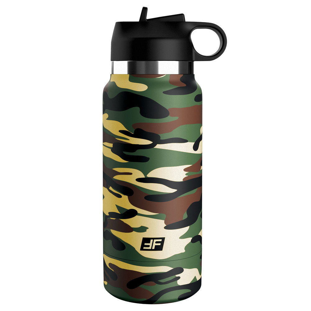 PDX Plus Fap Flask - Happy Camper - Frosted Discreet Stroker - Naughty by Nature Adult Store