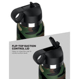 PDX Plus Fap Flask - Happy Camper - Frosted Discreet Stroker - Naughty by Nature Adult Store