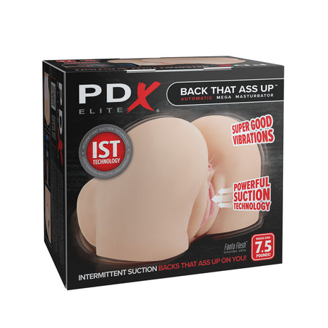 PDX Elite Back That Ass Up - Flesh - Flesh USB Rechargeable Auto Mega Masturbator - Naughty by Nature Adult Store