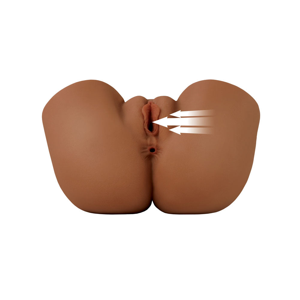 PDX Elite Back That Ass Up - Brown - Rechargeable Auto Mega Masturbator - Naughty by Nature Adult Store