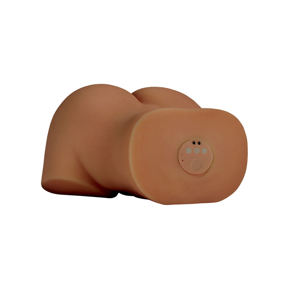 PDX Elite Back That Ass Up - Brown - Rechargeable Auto Mega Masturbator - Naughty by Nature Adult Store