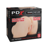 PDX Elite Shake That Ass - Flesh - Flesh USB Rechargeable Vibrating Mega Masturbator - Naughty by Nature Adult Store