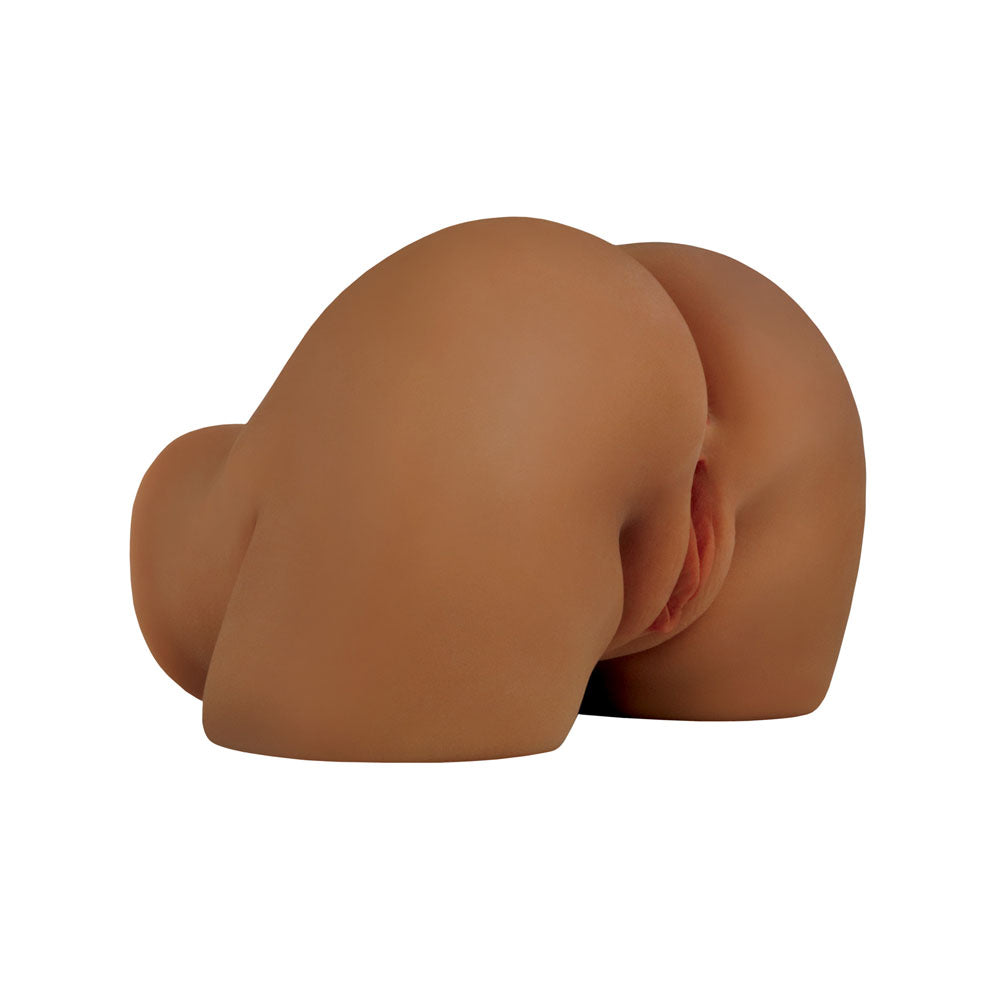 PDX Elite Shake That Ass - Brown Rechargeable Vibrating Masturbator - Naughty by Nature Adult Store
