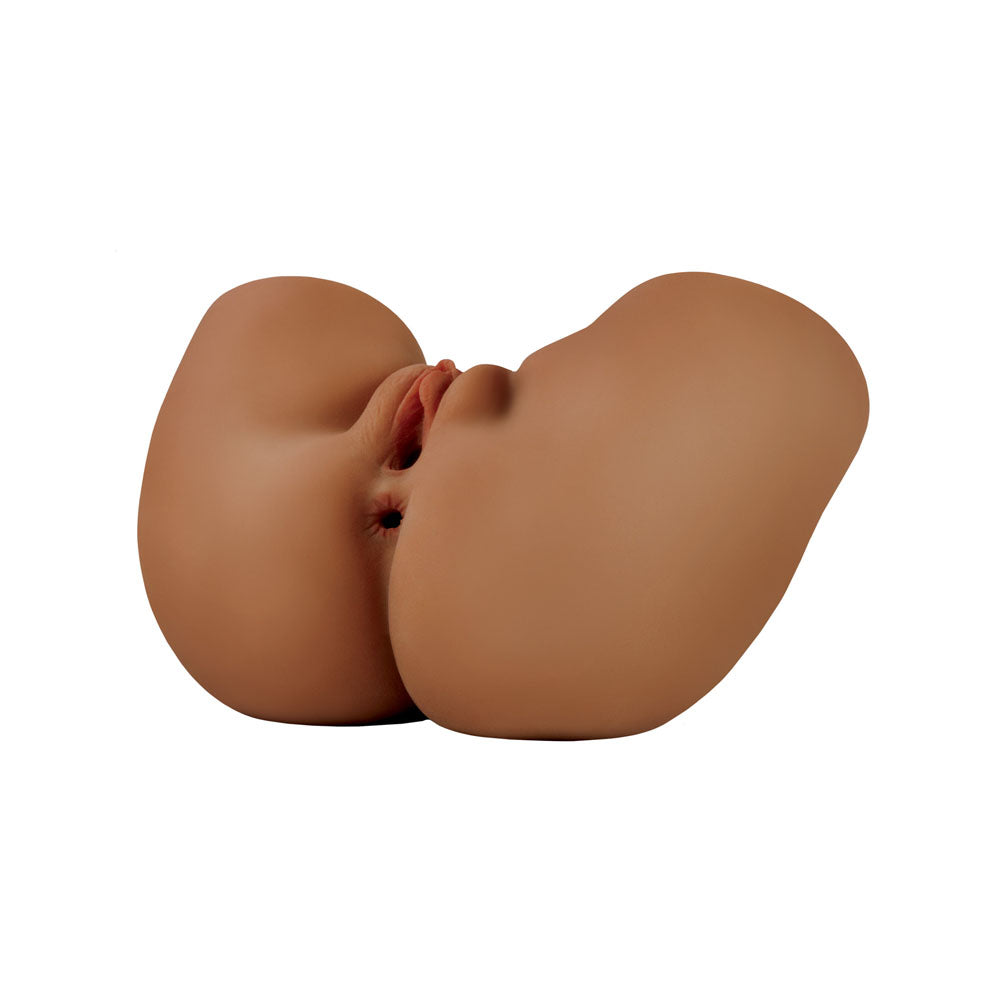 PDX Elite Shake That Ass - Brown Rechargeable Vibrating Masturbator - Naughty by Nature Adult Store