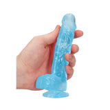 REALROCK 6'' Realistic Dildo With Balls - Blue 15.2 cm Dong - Naughty by Nature Adult Store