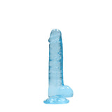 REALROCK 7'' Realistic Dildo With Balls - Blue 17.8 cm Dong - Naughty by Nature Adult Store