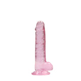 REALROCK 7'' Realistic Dildo With Balls - Pink 17.8 cm Dong - Naughty by Nature Adult Store