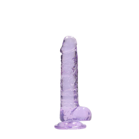 REALROCK 7'' Realistic Dildo With Balls - Purple - Naughty by Nature Adult Store