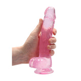 REALROCK 8'' Realistic Dildo With Balls - Pink 20.3 cm Dong - Naughty by Nature Adult Store