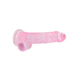 REALROCK 8'' Realistic Dildo With Balls - Pink 20.3 cm Dong - Naughty by Nature Adult Store