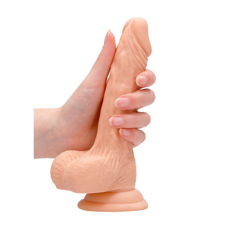 REALROCK 7'' Realistic Dildo With Balls - Flesh