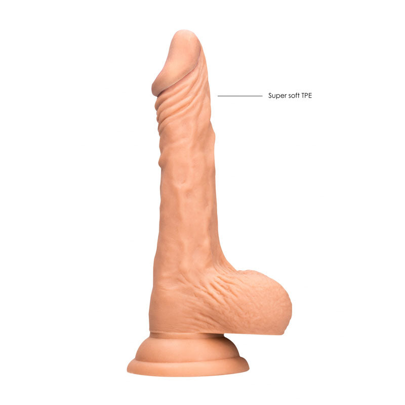 REALROCK 7'' Realistic Dildo With Balls - Flesh