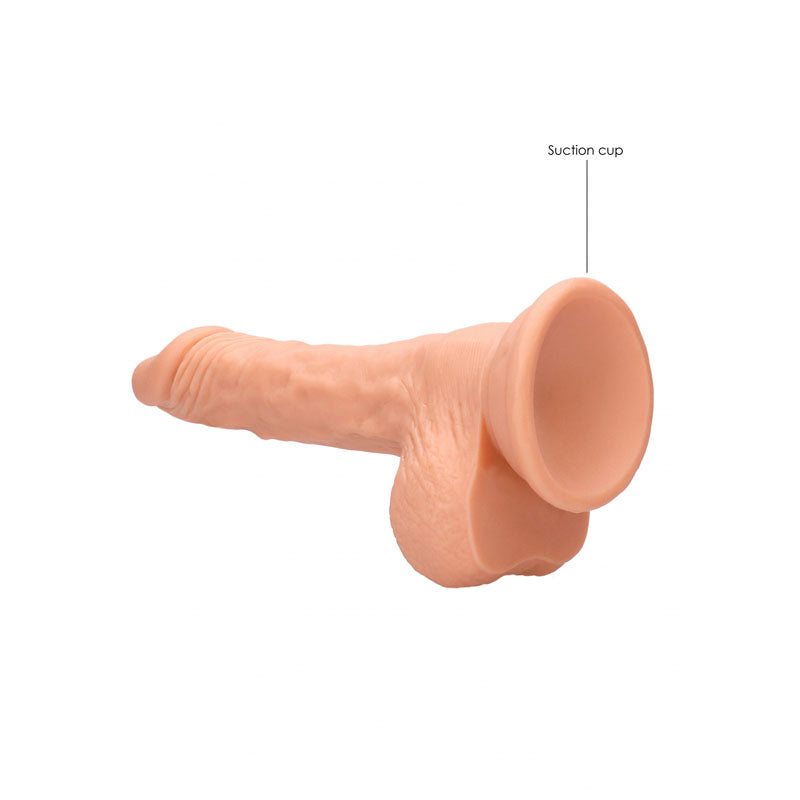 REALROCK 7'' Realistic Dildo With Balls - Flesh
