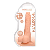 REALROCK 7'' Realistic Dildo With Balls - Flesh