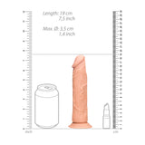 REALROCK 7'' Realistic Dildo - Flesh 17.8 cm Dong - Naughty by Nature Adult Store