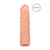 RealRock 7 Inch Penis Extender Tan Sleeve
