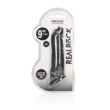 Realrock 9 Inch Realistic Penis Extender With Rings Black Sleeve